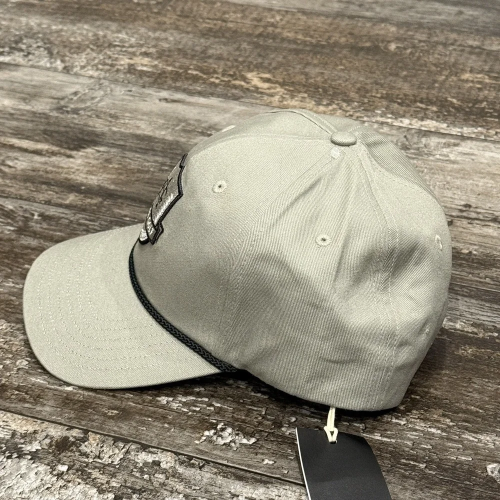Adidas‎ Golf Cap Men's Beige Adjustable Strap Embroidered Logo One Size NWT